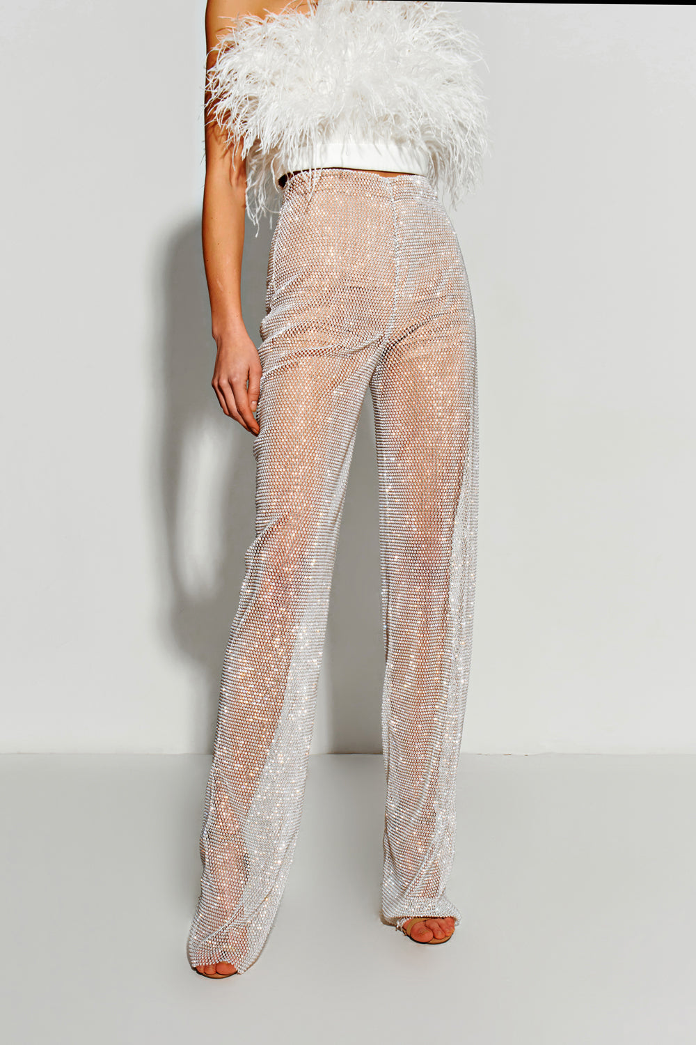 White classic feather top - Semenenko-store