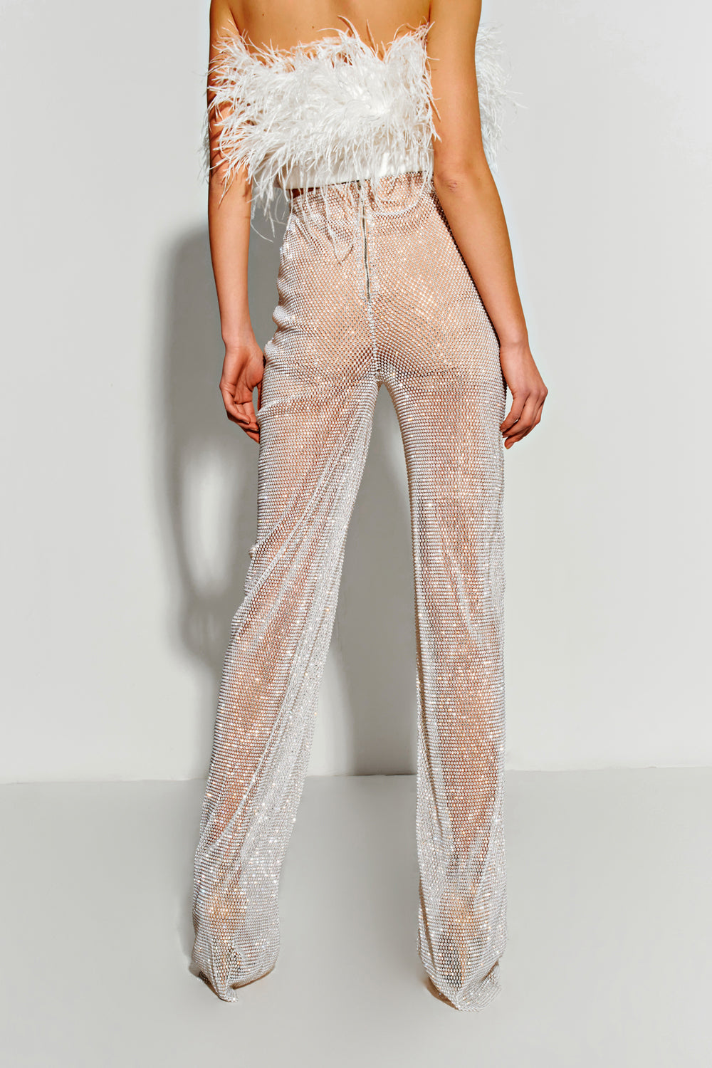 White classic feather top - Semenenko-store