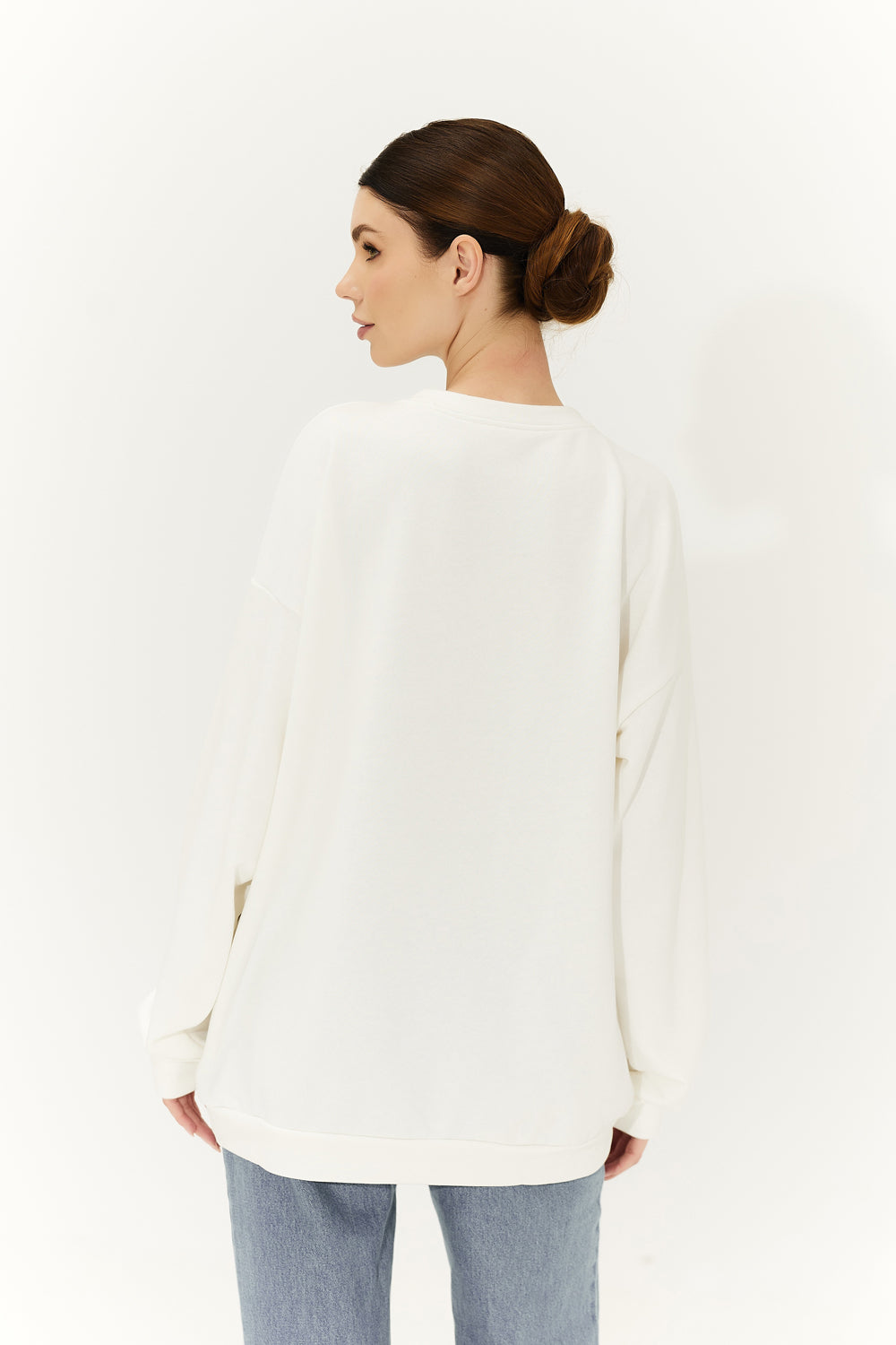 Milk sweatshirt with "Ukraine" written on it. - Semenenko-store