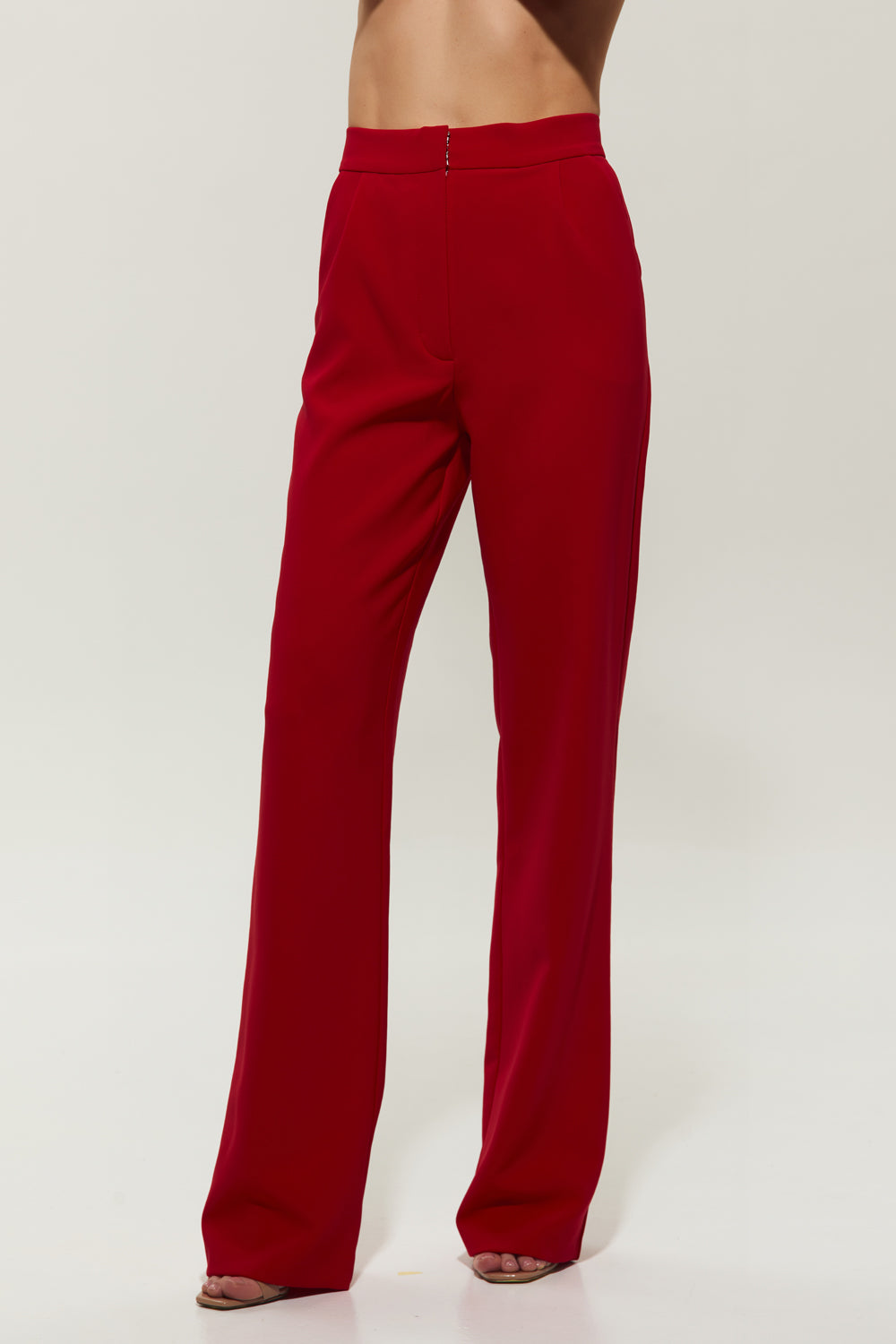 Red suit with jacket with crystals